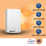 پکیج شوفاژ دیواری ایران رادیاتور مدل L36FF