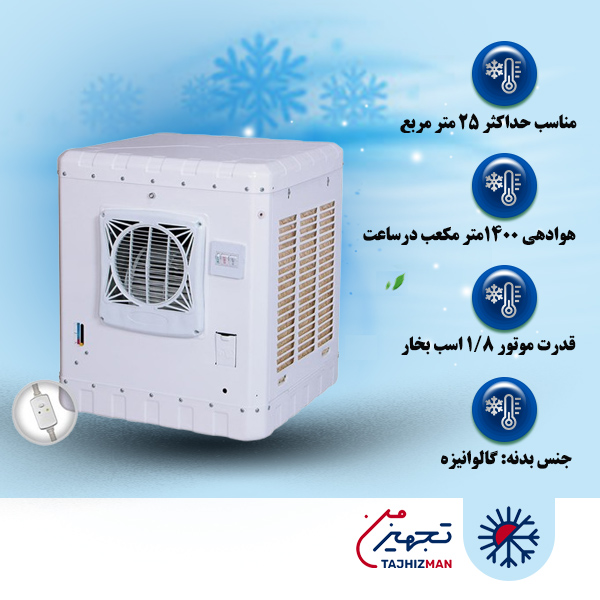 کولر آبی 2900 با دریچه ایران شرق