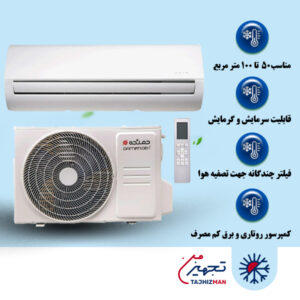 کولر گازی سرد و گرم 30000 دمنده مدل DR-CH30-M