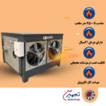 کوره هوای گرم گازی نیرو تهویه البرز مدل HA-300