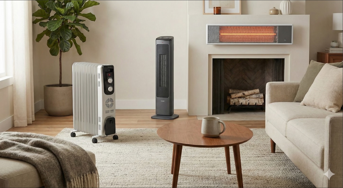 انواع هیتر: راهنمای جامع و حرفه‌ای خرید برای هر فضا