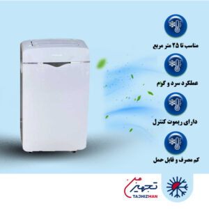 کولر گازی 12000 پرتابل هایسنس مدل QAP-12HW