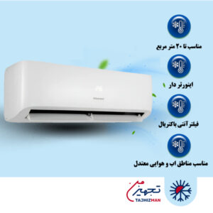 کولر گازی 12000 هایسنس سرد و گرم اینورتردار