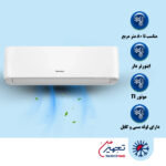 کولر گازی 24000 هایسنس سرد و گرم اینورتردار مدل AS-24UW4SBTKC00A